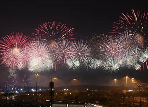 馆陶县焰火晚会